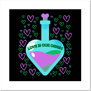 Love Is Our Origin Posters and Art